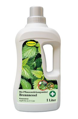 SCHACHT® Bio-Pflanzenstärkungsmittel Brennessel, 1 Liter Konzentrat Recyclat-Flasche