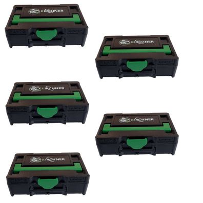 Tanos 5x Micro Systainer³ XXS 33 Festool komp. Kirchner Edition 31,3x105x66 mm