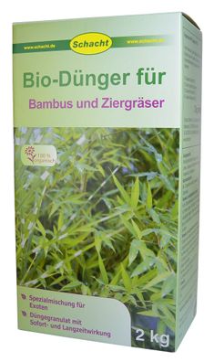 SCHACHT® Bio-Dünger für Bambus und Ziergräser, 2 kg Pappschachtel