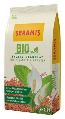 SERAMIS® BIO-Pflanzgranulat für Pflanzen & Kräuter, 2,5 Liter