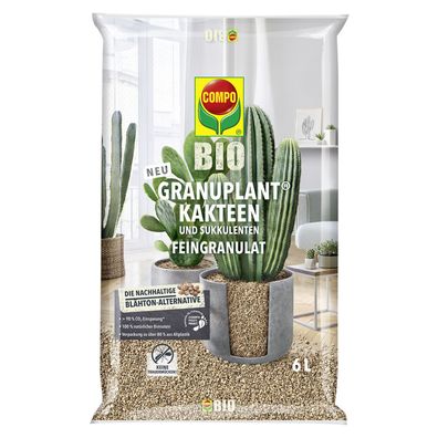 COMPO BIO GRANUPLANT® Kakteen- und Sukkulenten-Feingranulat, 6 Liter