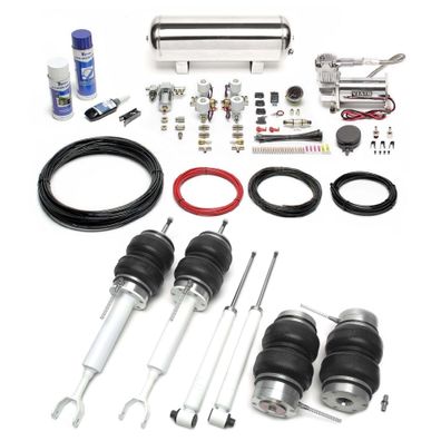 TA Technix VIAIR Luftfahrwerk FÜR AUDI A6 SKODA SUPERB VW PASSAT 11,5L Chromtank