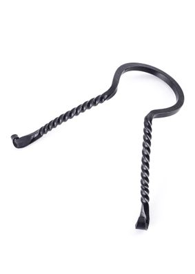 Handgeschmiedeter Omega-Trinkhornständer, verschiedene Größen