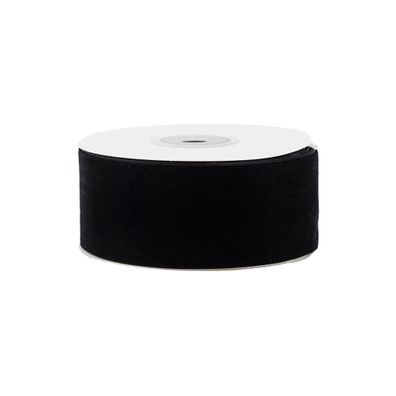 Samtband 50mm x 5m Roll Schwarz