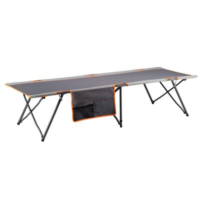 Feldbett Ron L, stabil und klappbar mit Tragetasche, 190cm Liegefläche