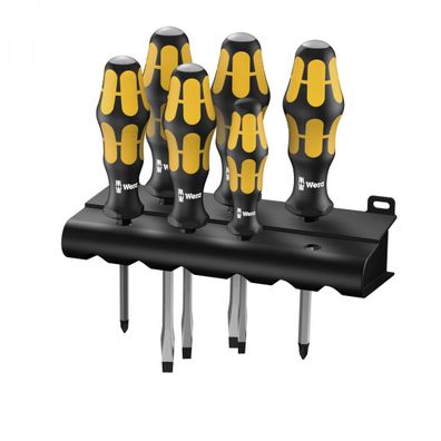 Wera 932/918/6 Rack Schraubendrehersatz Kraftform Nr. 5018287001