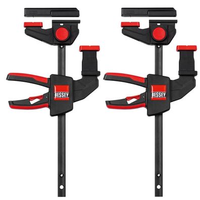 Bessey 2 x Einhand-Tischzwinge EZR15SET für Führungsschiene Festool Makita