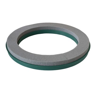 Trocken Steckschaum Kranz 40cm mit ringförmiger Plastikunterlage 1 Stk