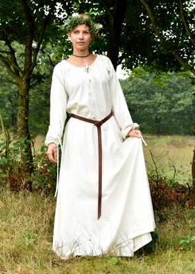 Mittelalterkleid, Unterkleid Ana, natur