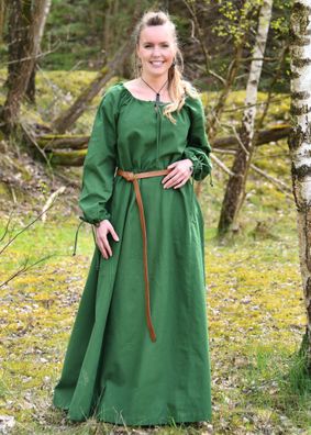 Mittelalterkleid, Unterkleid Ana, grün