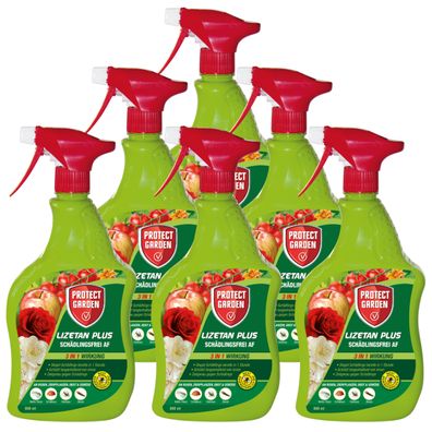 6 x Protect GARDEN® Lizetan® Plus Schädlingsfrei AF, 800 ml