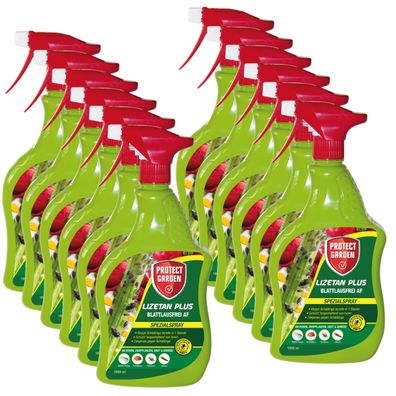 12 x Protect GARDEN® Lizetan® Plus Blattlausfrei AF, 1000 ml