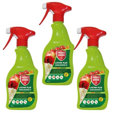 3 x Protect GARDEN® Lizetan® Plus Schädlingsfrei AF, 500 ml