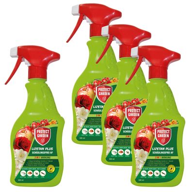 4 x Protect GARDEN® Lizetan® Plus Schädlingsfrei AF, 500 ml