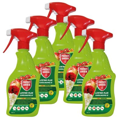 5 x Protect GARDEN® Lizetan® Plus Schädlingsfrei AF, 500 ml
