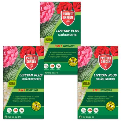 3 x Protect GARDEN® Lizetan® Plus Schädlingsfrei, 100 ml