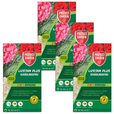 4 x Protect GARDEN® Lizetan® Plus Schädlingsfrei, 100 ml