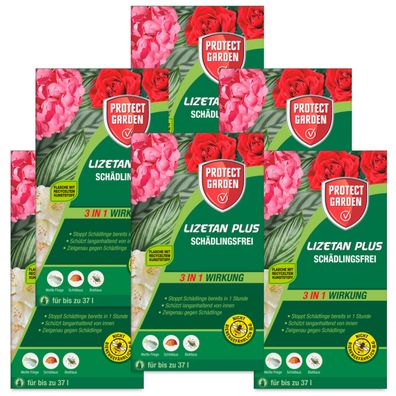 6 x Protect GARDEN® Lizetan® Plus Schädlingsfrei, 100 ml