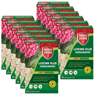12 x Protect GARDEN® Lizetan® Plus Schädlingsfrei, 50 ml