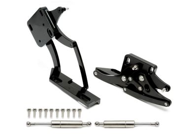 TA Technix Motorhauben-scharnier SATZ Schwarz - FORD Mustang 1 1967 - 1970