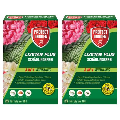 2 x Protect GARDEN® Lizetan® Plus Schädlingsfrei, 50 ml