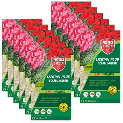 12 x Protect GARDEN® Lizetan® Plus Schädlingsfrei, 2 x 4 ml