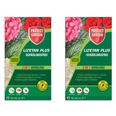 2 x Protect GARDEN® Lizetan® Plus Schädlingsfrei, 2 x 4 ml