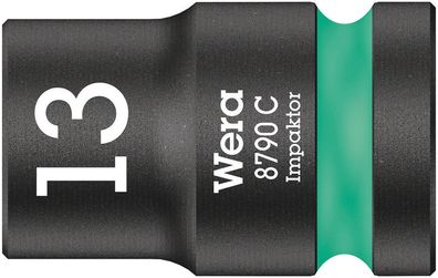 Wera 8790 C Impaktor Steckschlüsseleinsatz mit 1/2"-Antrieb, 13 x 38 mm