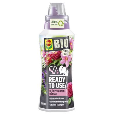 COMPO BIO READY TO USE Blühpflanzendünger, 500 ml