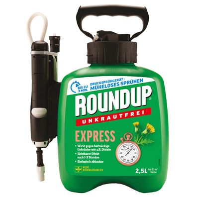 ROUNDUP® Unkrautfrei Express AF Drucksprühgerät, 2,5 Liter