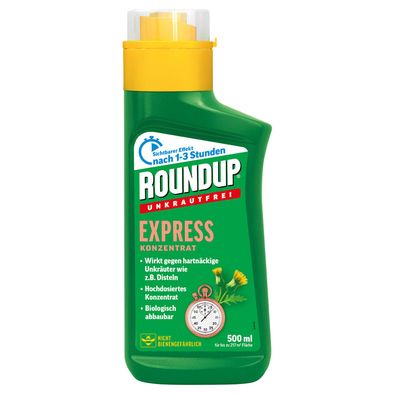 ROUNDUP® Unkrautfrei Express Konzentrat, 500 ml
