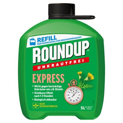 ROUNDUP® Unkrautfrei Express AF Fertigmischung, 5 Liter
