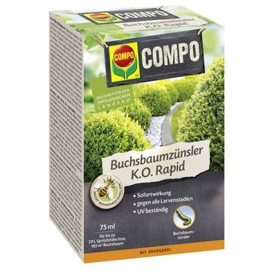 COMPO Buchsbaumzünsler K.O. Rapid, 75 ml