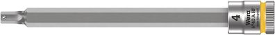 Wera 8740 A HF Zyklop Bitnuss 1/4"-Antrieb Innensechskantschrauben 4 x 100 mm