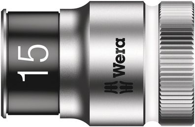 Wera 8790 HMC HF Zyklop-Steckschlüsseleinsatz mit 1/2"-Antrieb 15 x 37 mm