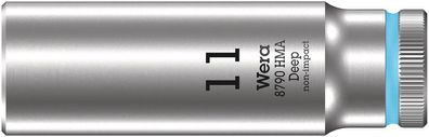 Wera 8790 HMA Deep Steckschlüsseleinsatz mit 1/4"-Antrieb, 11 x 50 mm