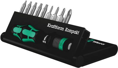 Wera Kraftform Kompakt 12 10-teilig Bits Rapidaptor Schnellwechselfutter