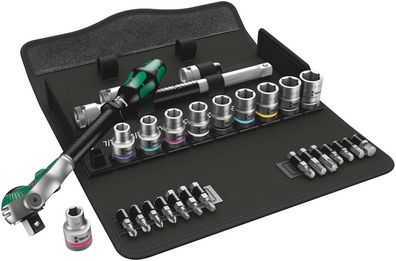 Wera 8100 SC 9 Zyklop Speed-Knarrensatz, 1/2"-Antrieb 28-teilig 05004079001