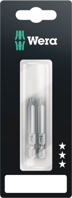 Wera 867/4 Z SB Bits, TX 25 x 50 mm, 2-teilig 05073723001 TORX Sechskant