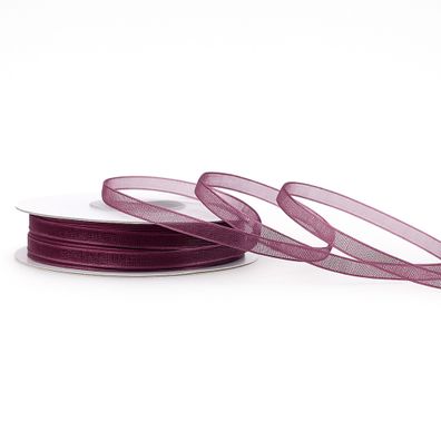Organzaband 3mm x 50m Rolle Beere