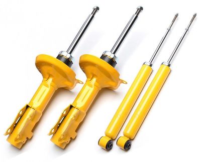 4X TA Technix SPORT-STOßDÄMPFER, VA + HA Gasdruck FÜR SEAT AROSA, VW LUPO