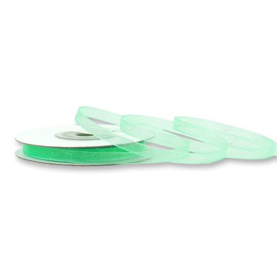 Organzaband 6mm x 25m Rolle Mint