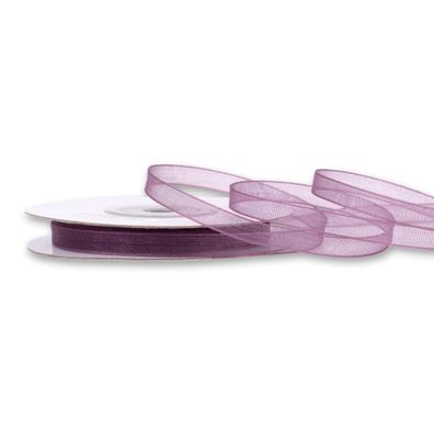 Organzaband 6mm x 25m Rolle Beere