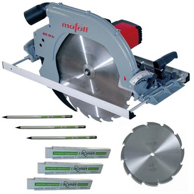 Mafell Handkreissäge MKS185Ec 230V + HM-Blatt Z12 + 3x Zollstock+ 3x Bleistift