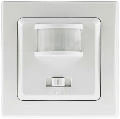 DELPHI Bewegungsmelder 160° weiß LED geeignet 250V Unterputz