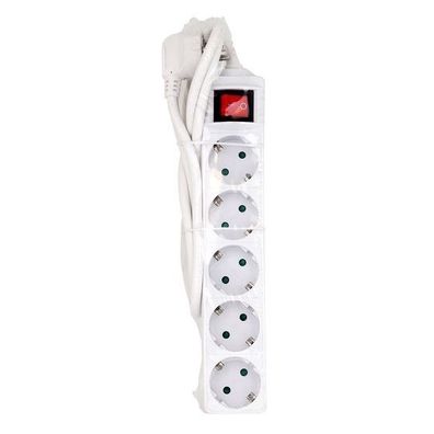 Arcas 92700005 Steckdosenleiste 5-fach, 1,5 m Kabellänge