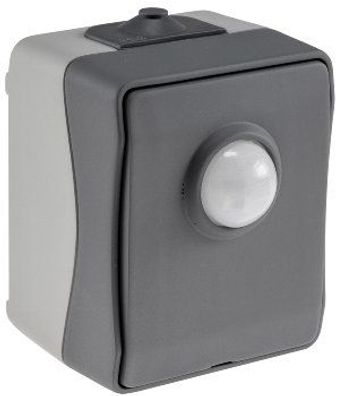 NUQUI Feuchtraum PIR Bewegungsmelder 120° bis 6m 250V 2-500W IP54