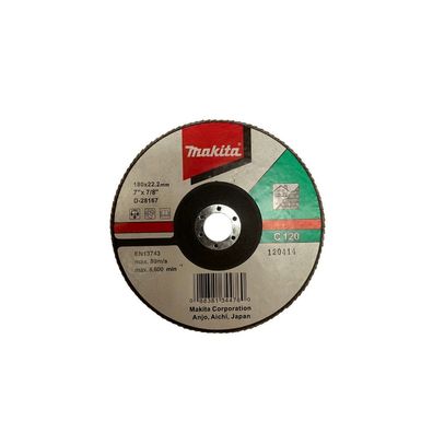Makita Fächerschleifscheibe Ø 180 x 22,2 mm C120F D-28167 Winkelschleifer