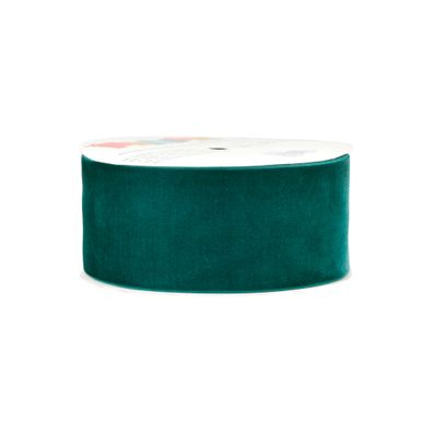 Samtband 50mm x 5m Rolle Petrol