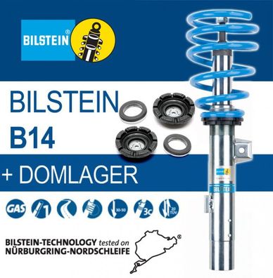 Bilstein Gewinde-fahrwerk + 2 Domlager VORNE VW T5 T6 Transporter V VI 47-196704